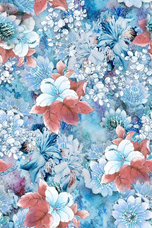 抽象印花花型图片