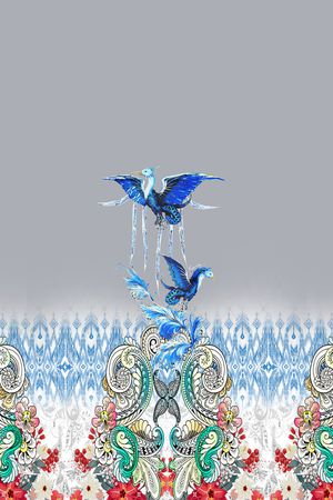 数码花型印花花型图片