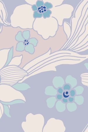 黑底花卉印花花型图片