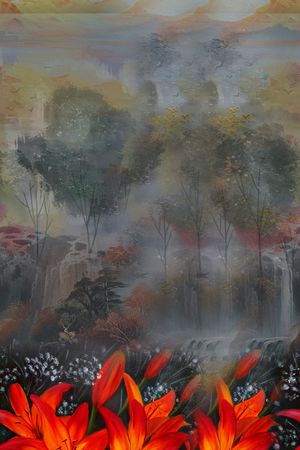女装印花花型图片