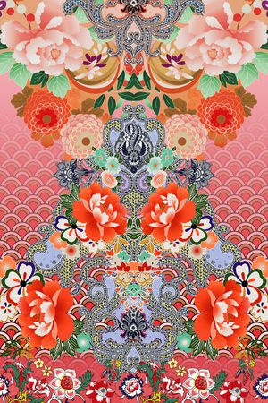 花卉印花花型图片