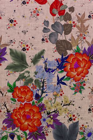 小碎花印花花型图片