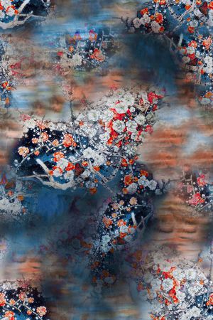 香云纱印花花型图片
