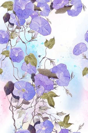 真丝印花花型图片