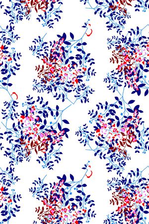 小碎花印花花型图片