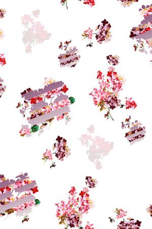 花卉印花花型图片