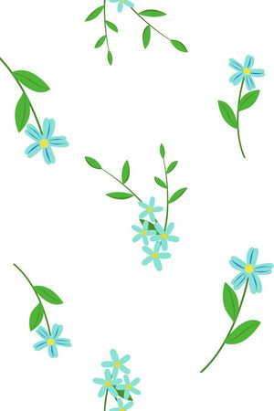 花卉印花花型图片