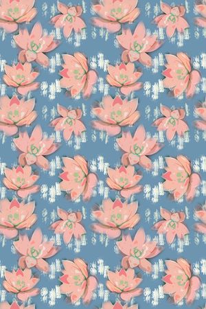 小碎花印花花型图片