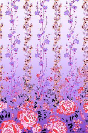 定位花印花花型图片