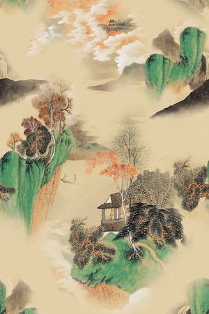 雪纺印花花型图片