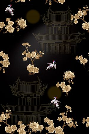 花卉印花花型图片
