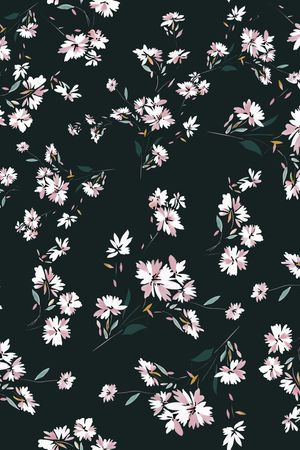 花卉印花花型图片