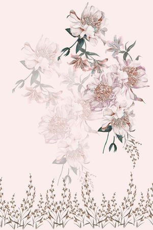 花卉印花花型图片