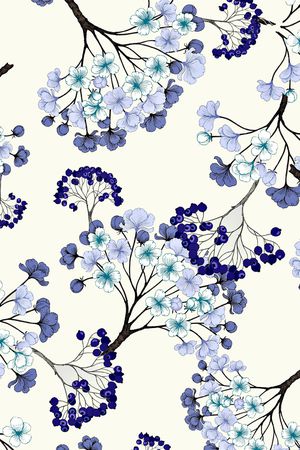 花卉印花花型图片