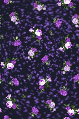 小碎花印花花型图片
