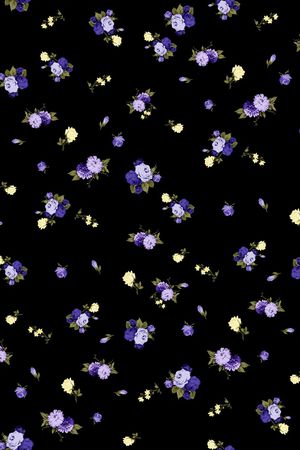 小碎花印花花型图片