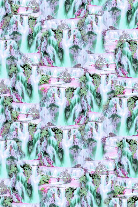 肌理印花花型图片