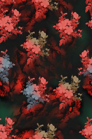 花卉印花花型图片