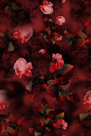 花卉印花花型图片