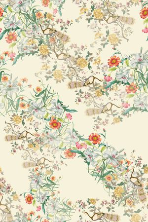 清爽印花花型图片