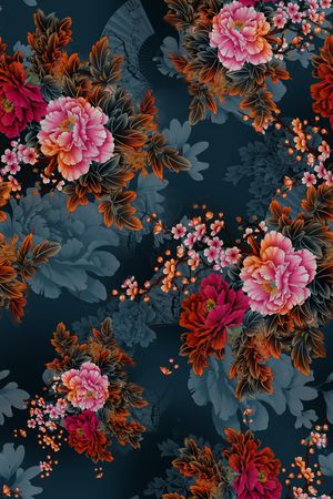 花卉印花花型图片