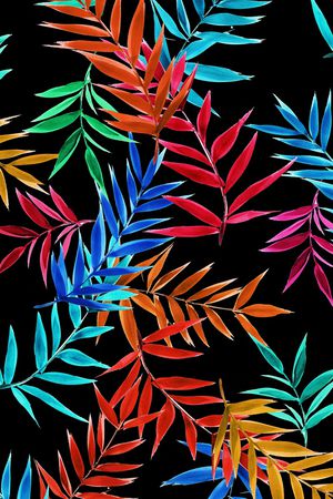 大牌风印花花型图片