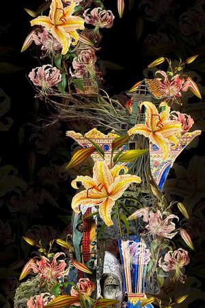 花卉印花花型图片