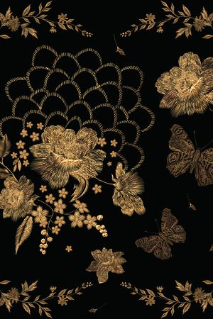 花卉印花花型图片