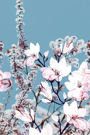 风景景观印花花型图片