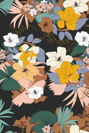 花卉印花花型图片