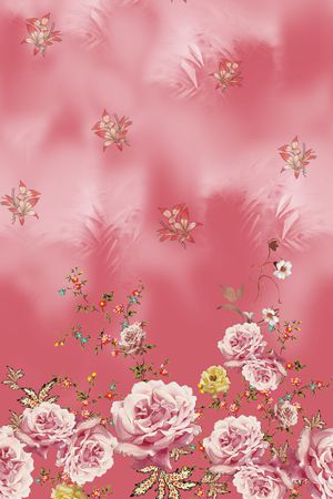 定位花印花花型图片