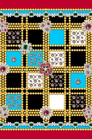 Scarf Print印花花型图片