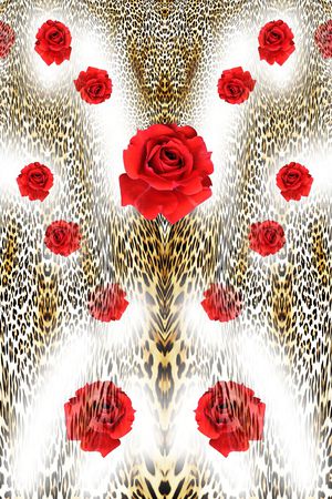 Leopard印花花型图片