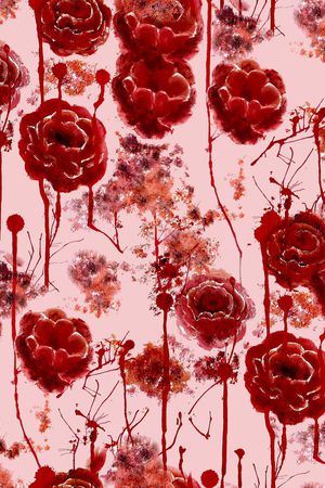 小碎花印花花型图片