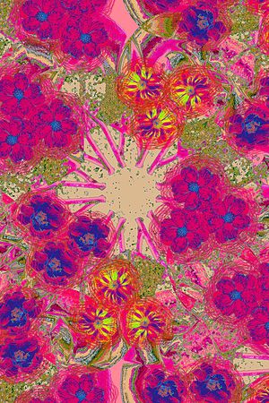 花卉印花花型图片