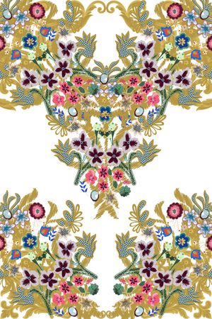 卡通印花花型图片