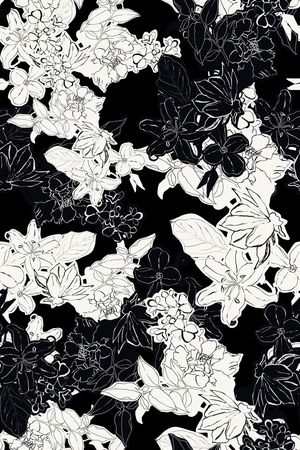 简约印花花型图片