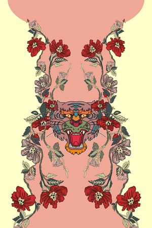 卡通印花花型图片
