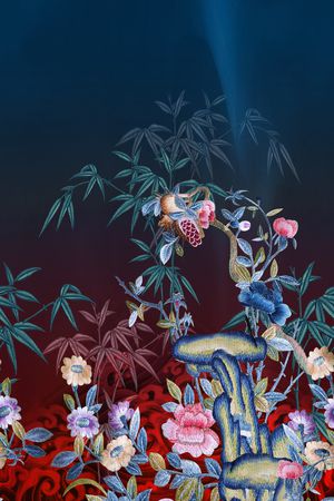 大牌风印花花型图片