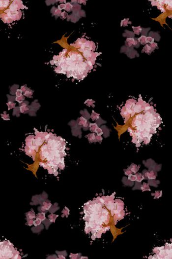 花卉印花花型图片