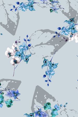 数码花型印花花型图片