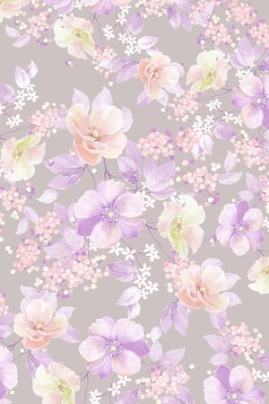 花卉印花花型图片