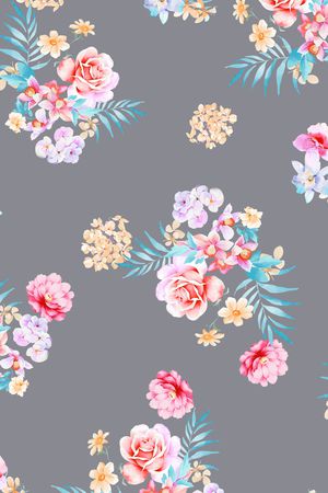 花卉印花花型图片