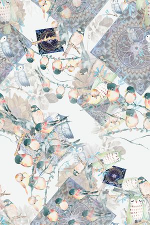 女装印花花型图片