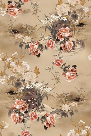 香云纱印花花型图片
