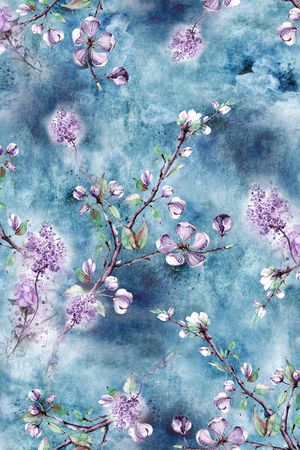 花卉印花花型图片