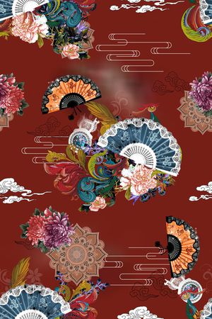 女装印花花型图片