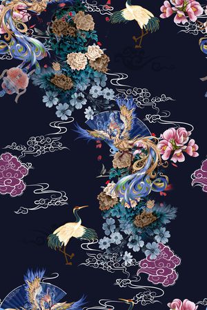 女装印花花型图片