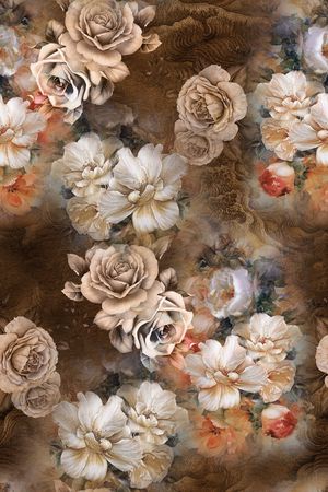 香云纱印花花型图片