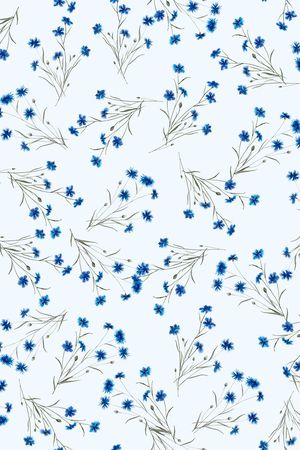 小碎花印花花型图片